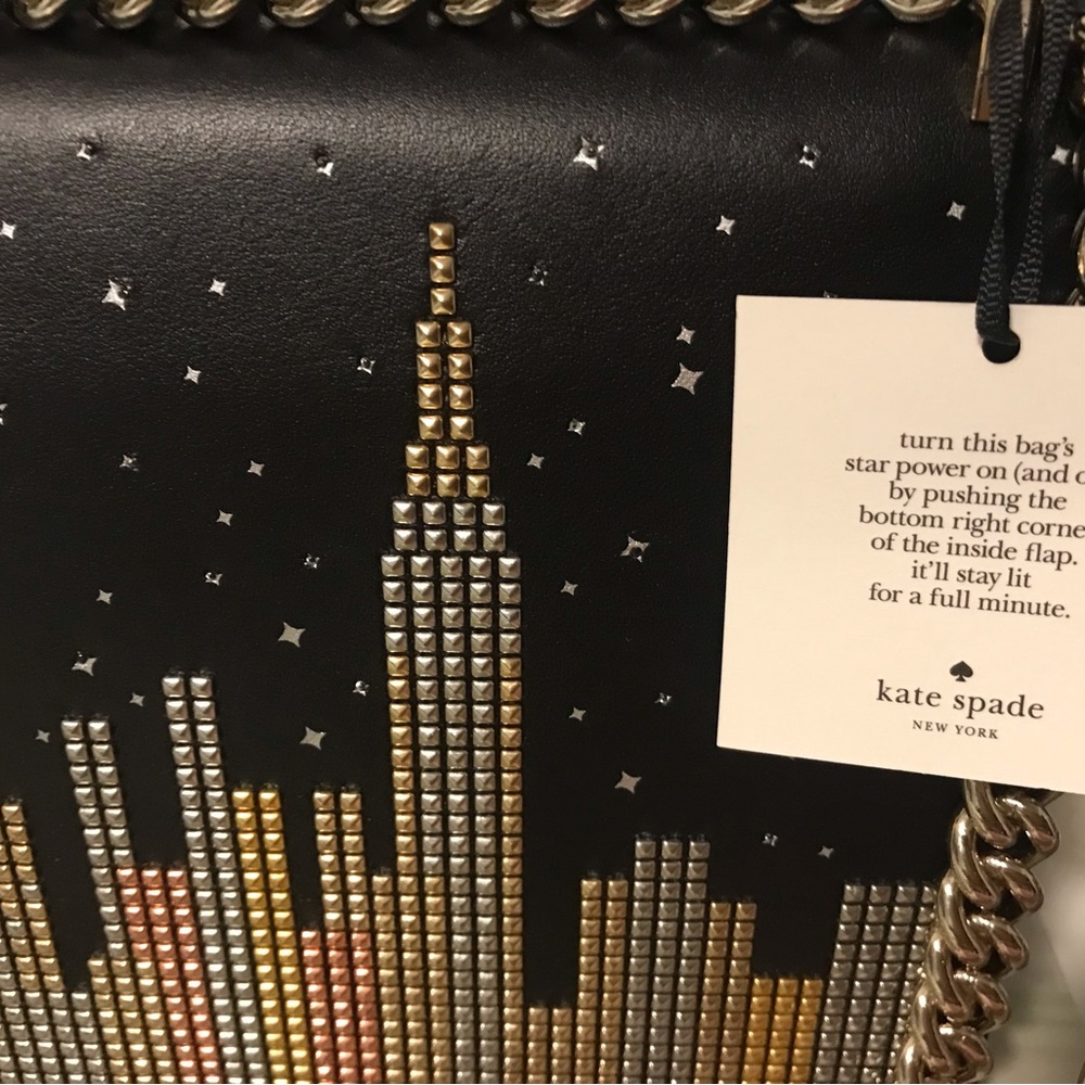 RARE BNWT Kate Spade Glitzy Ritzy Skyline Marci - Picture 13 of 16